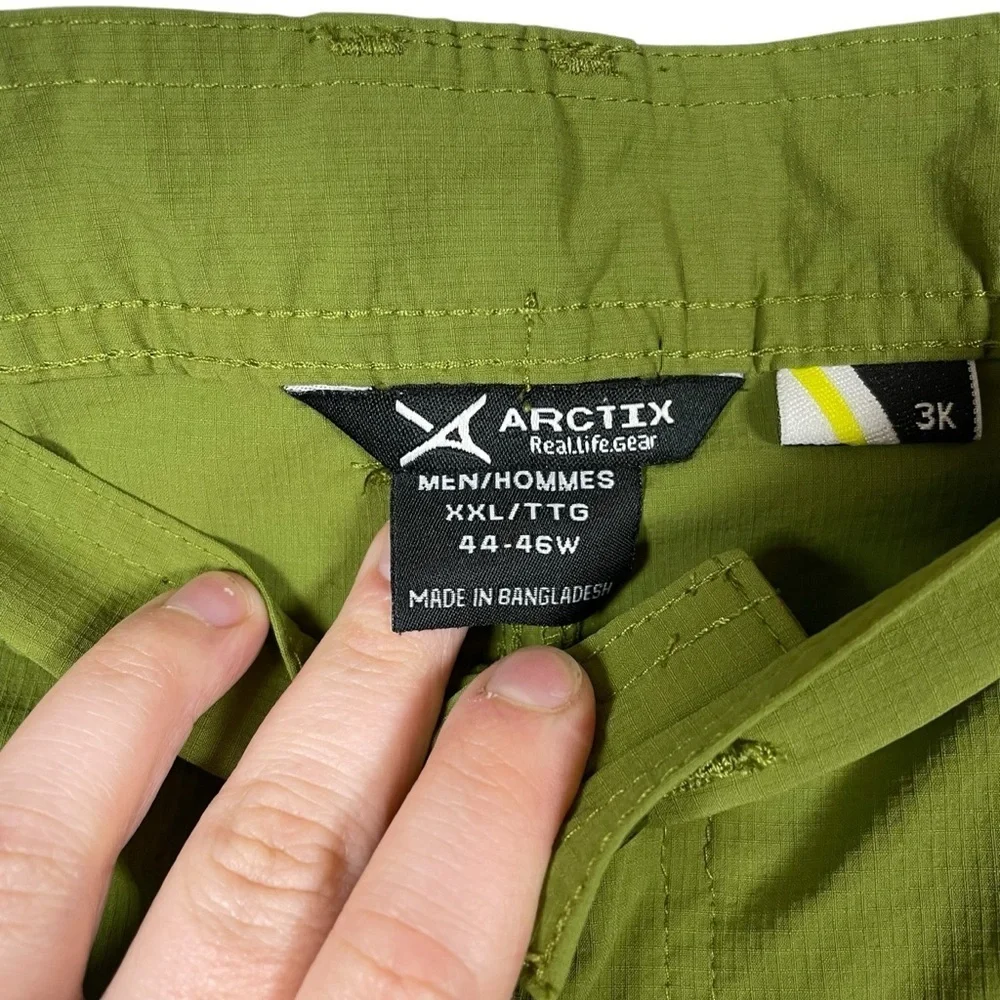 Arctix Men’s Cliff Convertible Pants in Olive Green Size XXL